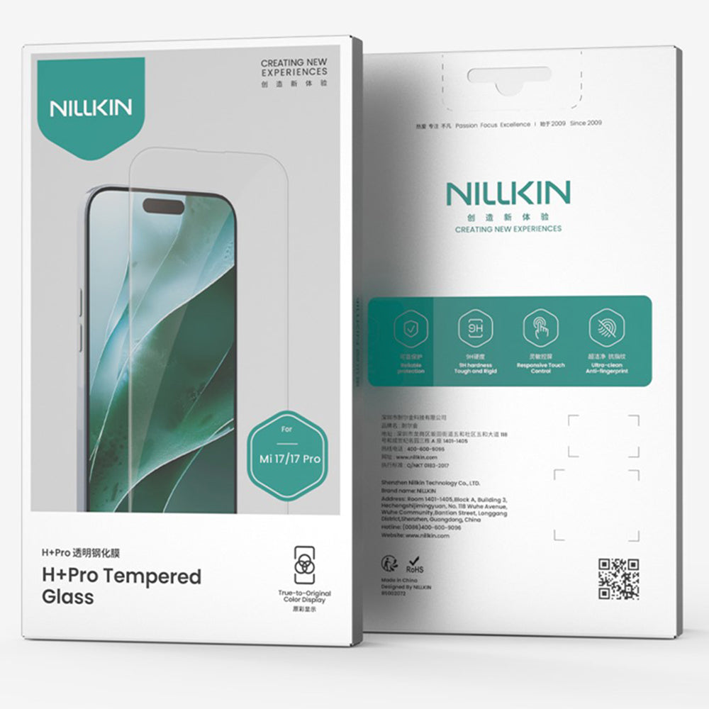 Zaštitna folija za ekran Nillkin H+ Pro za Xiaomi 17 Pro / 17, Kaljeno staklo, Full Glue