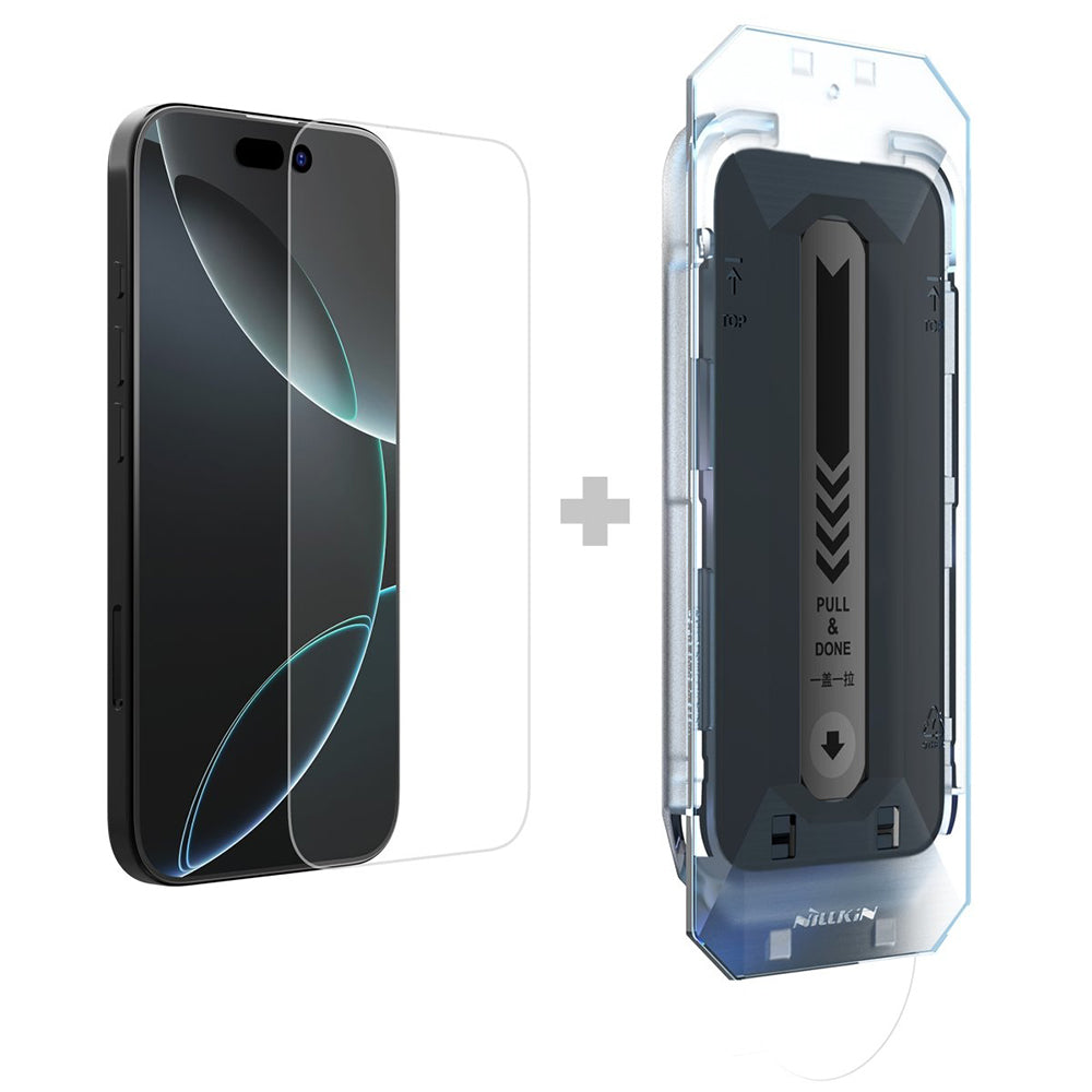 Zaštitna folija za ekran Nillkin H+ Pro sa aplikatorom za Apple iPhone 16 Pro Max, kaljeno staklo, puna lepak