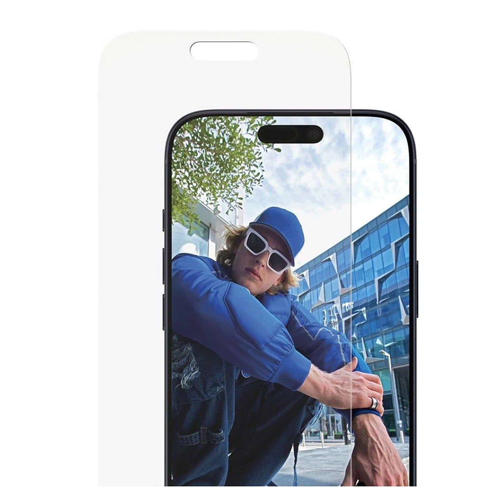 Folija za zaštitu ekrana PanzerGlass Classic Fit EasyAligner za Apple iPhone 17 Pro Max, Kaljeno staklo, Full Glue