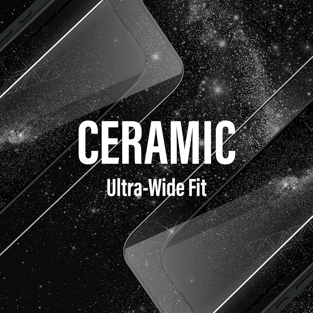 Folija za zaštitu ekrana PanzerGlass Ultra-Wide Ceramic EasyAligner za Samsung Galaxy S25 S931 / S24 S921, Kaljeno staklo, Full Glue