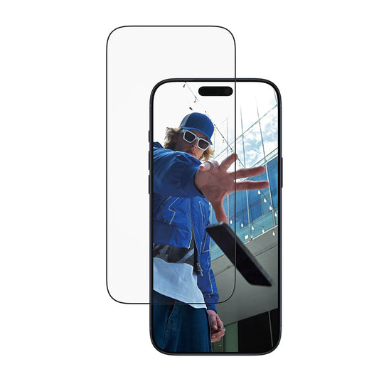 Folija za zaštitu ekrana PanzerGlass Ultra-Wide Fit EasyAligner za Apple iPhone 17 Pro Max, Kaljeno staklo, Full Glue, Crna