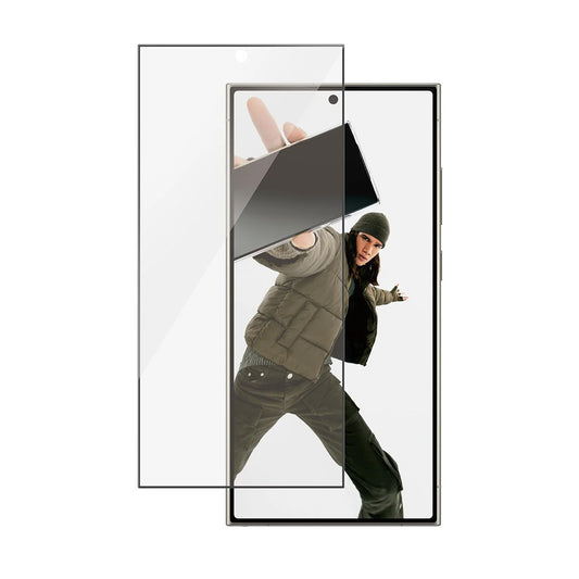 Folija za zaštitu ekrana PanzerGlass Ultra-Wide Fit EasyAligner za Samsung Galaxy S24 Ultra S928, Kaljeno staklo, Full Glue, Crna
