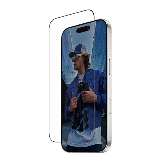 Folija za zaštitu ekrana PanzerGlass Ultra-Wide Fit Fastfit za Apple iPhone 17 / 16 Pro, Kaljeno staklo, Full Glue, Crna