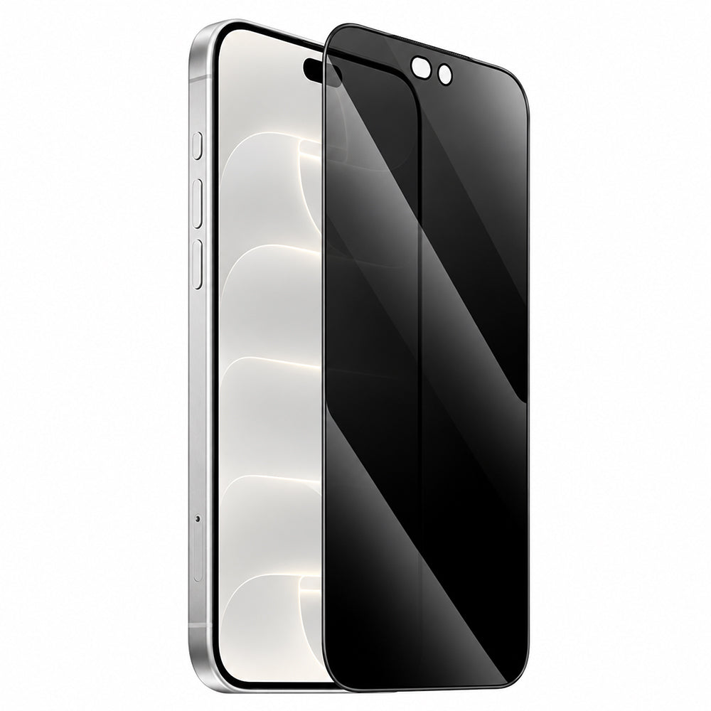 Blueo Anti-Peep zaštitna folija za ekran sa zaštitom privatnosti za Apple iPhone 18 Pro, kaljeno staklo, lepljenje po celoj površini, set od 5 komada