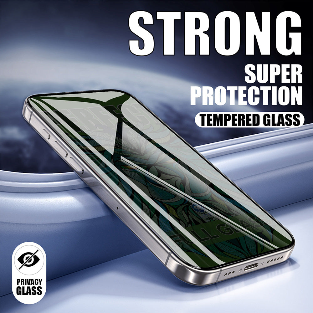 Folija za zaštitu ekrana Privacy Lito D+ Max Strong za Apple iPhone 17 / 16 Pro, Kaljeno staklo, Full Glue