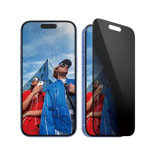 Folija za zaštitu ekrana Privacy PanzerGlass Ultra-Wide Fit EasyAligner za Apple iPhone 16 / 15, Kaljeno staklo, Full Glue