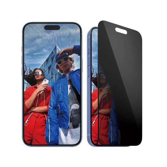 Folija za zaštitu ekrana Privacy PanzerGlass Ultra-Wide Fit EasyAligner za Apple iPhone 16 Plus / 15 Plus, Kaljeno staklo, Full Glue