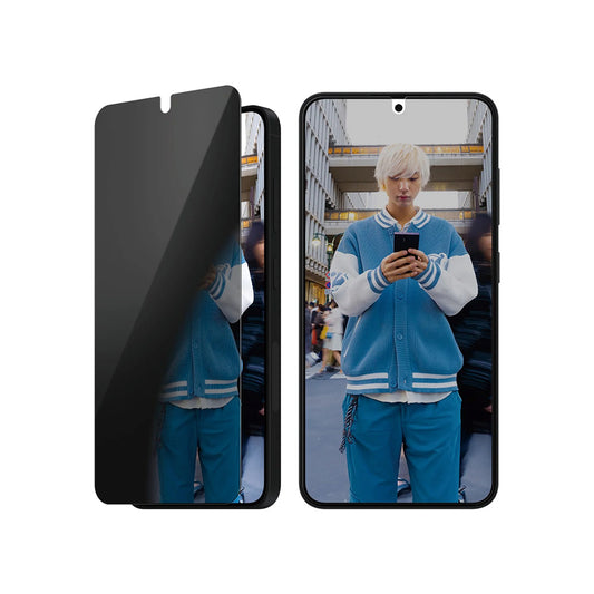 Folija za zaštitu ekrana Privacy PanzerGlass Ultra-Wide Fit za Samsung Galaxy S25 S931 / S24 S921, Kaljeno staklo, Full Glue