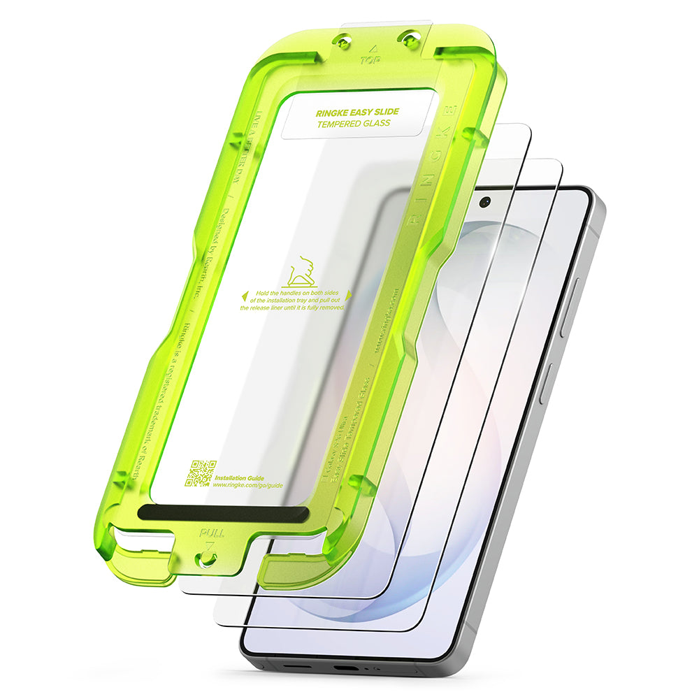 Folija za zaštitu ekrana Ringke Easy Slide za Samsung Galaxy S26 Ultra S948, Kaljeno staklo, Full Glue, Set 2 komada