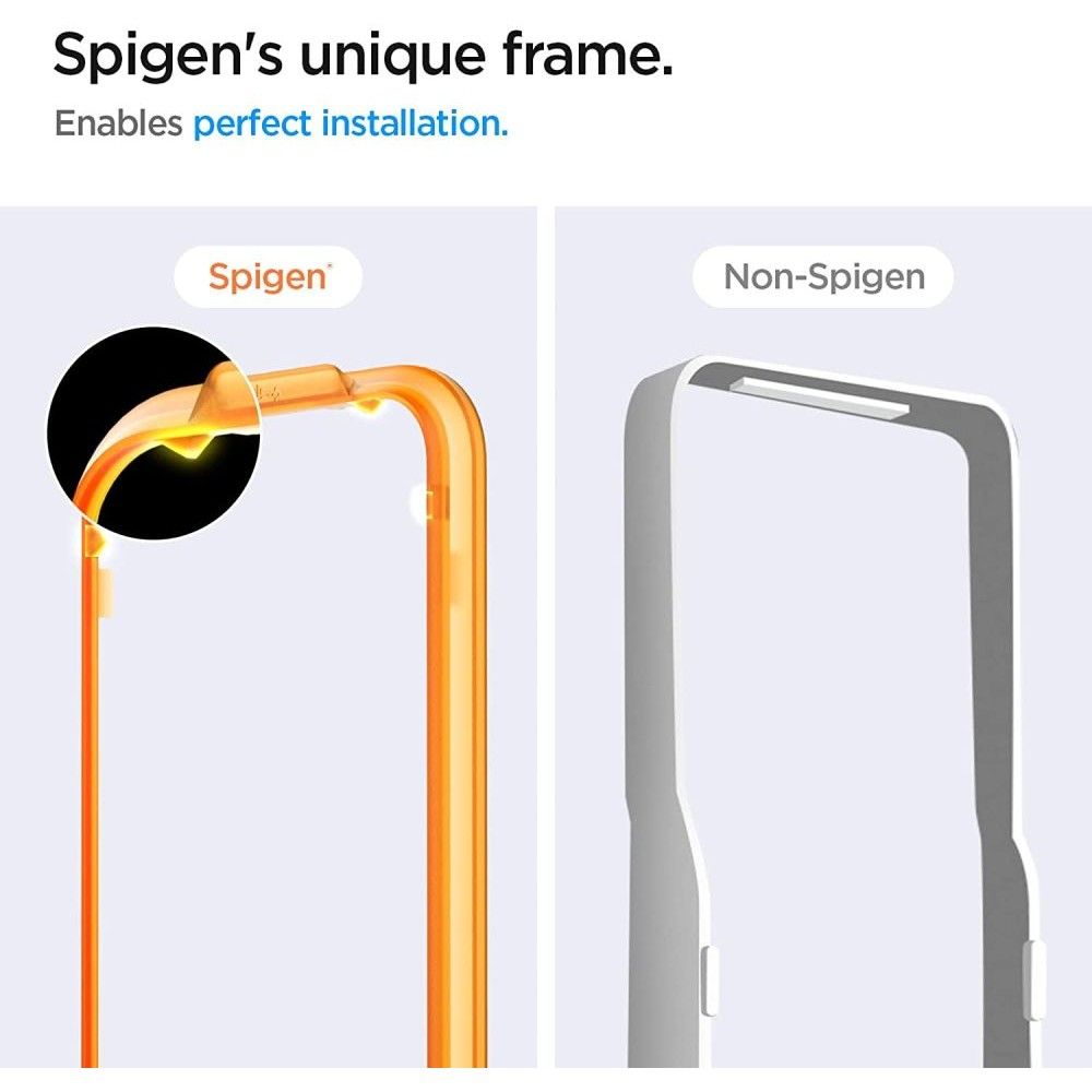 Zaštitna folija za ekran Spigen GlastR Align Master za Samsung Galaxy A54 A546, Kaljeno staklo, Full Glue, Set od 2 komada AGL05966