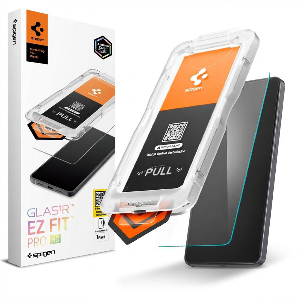 Folija za zaštitu ekrana Spigen GlastR EZ FIT Pro HD za Samsung Galaxy S26 Ultra S948, Kaljeno staklo, Full Glue AGL11074
