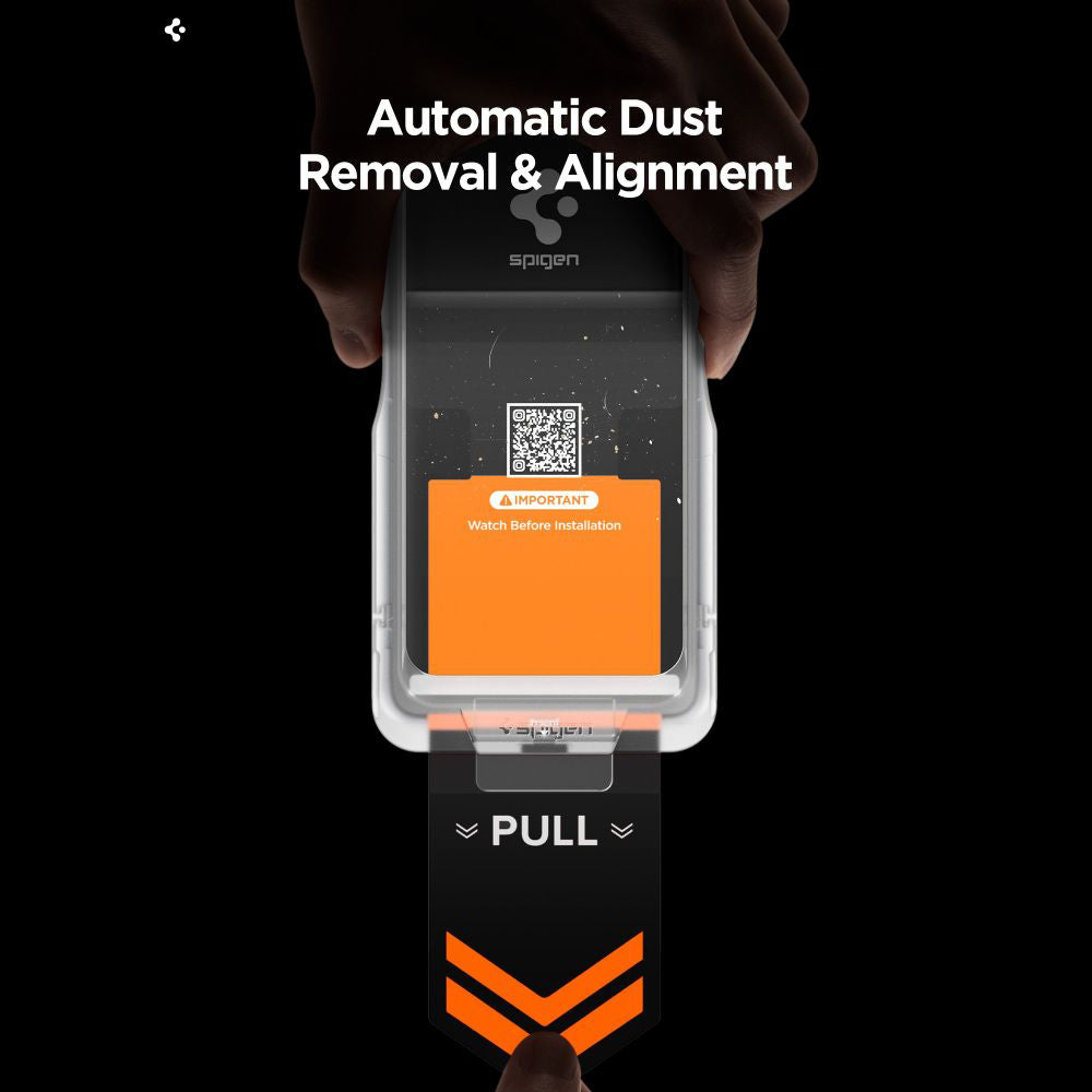 Folija za zaštitu ekrana Spigen GlastR EZ FIT Pro HD za Samsung Galaxy S26 Ultra S948, Kaljeno staklo, Full Glue, Set 2 komada AGL11072