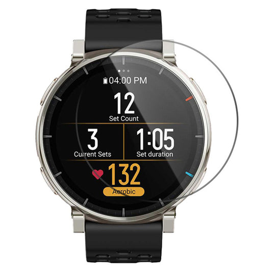 Folija za zaštitu ekrana Techsuit Nano Flex za Amazfit Active 3 Premium, Plastika, Set 2 komada, Crna