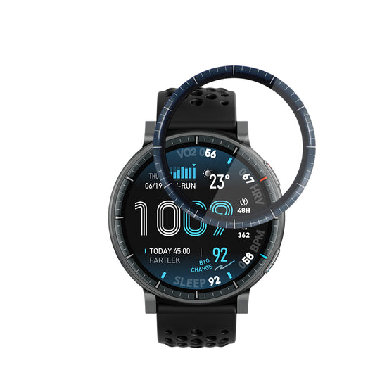 Folija za zaštitu ekrana Techsuit Nano Flex za Amazfit Active Max, Plastika, Set 2 komada, Crna