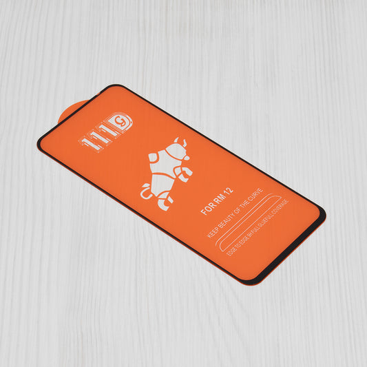 Zaštitna folija za ekran Techsuit za Xiaomi Poco M6 4G / Redmi 13 / 12 5G / 12, Kaljeno staklo, Full Glue, 111D, Crna