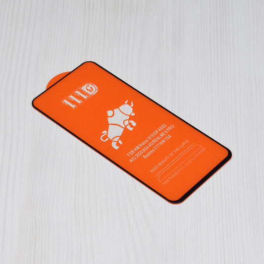 Zaštitna folija za ekran Techsuit za Xiaomi Redmi Note 13 4G, Kaljeno staklo, Full Glue, 111D, Crna