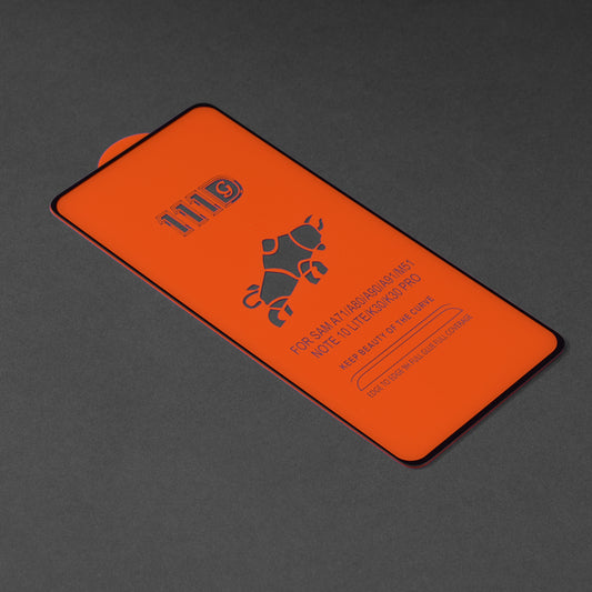 Zaštitna folija za ekran Techsuit za Xiaomi Redmi Note 9S / Note 9 Pro / Note 9 Pro Max, Kaljeno staklo, Full Glue, 111D, Crna