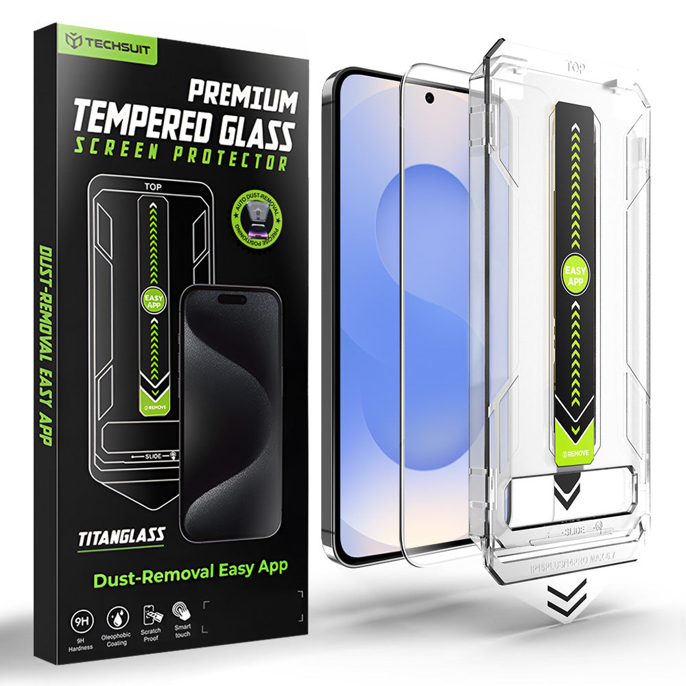 Folija za zaštitu ekrana Techsuit TitanGlass CrystalHD za Samsung Galaxy S26 S942, Kaljeno staklo, Full Glue