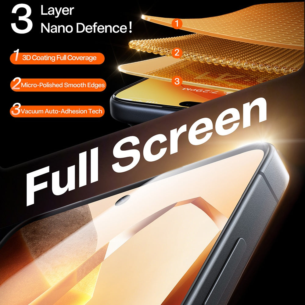 Folija za zaštitu ekrana Torras GlassGo Install Master za Samsung Galaxy S26 Plus S947, Kaljeno staklo, Full Glue, Providna