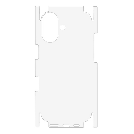 Zaštitna folija za zadnju stranu OEM za Apple iPhone 17, Plastika