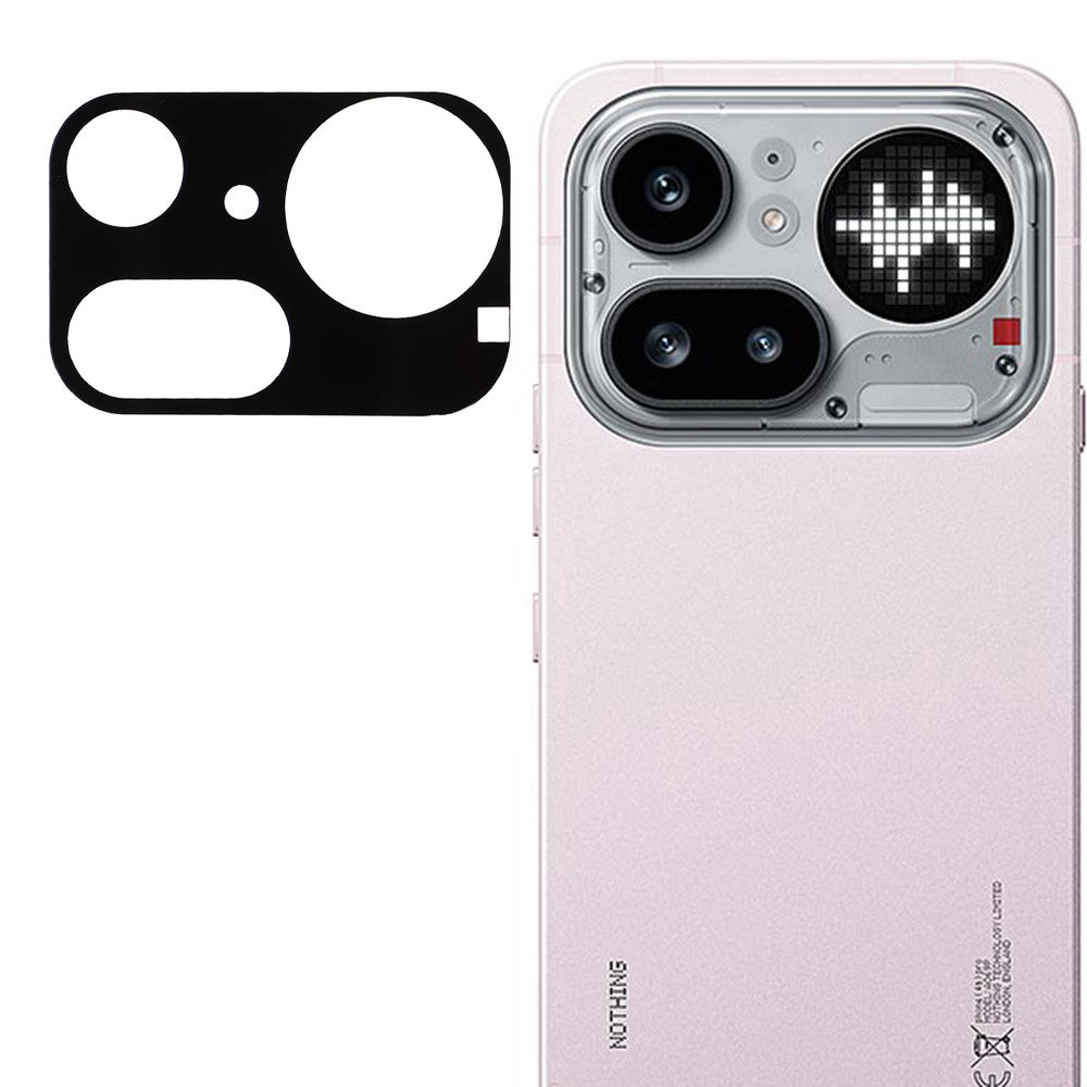 Zaštitna folija za zadnju kameru Techsuit za Nothing Phone (4a) Pro, kaljeno staklo, crna