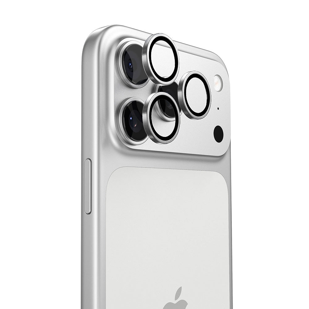 Zaštitna folija za zadnju kameru Torras Lensguard za Apple iPhone 17 Pro Max / 17 Pro, kaljeno staklo, srebrna