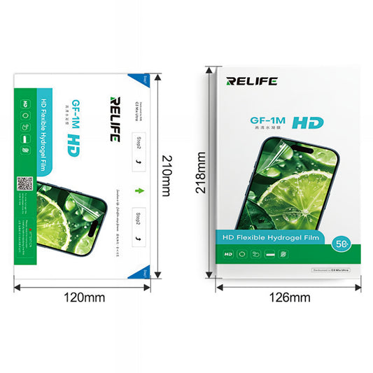 Hidrogel / TPU folija Relife GF-1M za UV vakuum laminator Sunshine C3 Mix Ultra, 120mm x 210mm, Set 50 komada