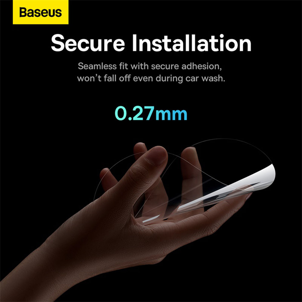 Folija Ogledalo Anti Kiša Baseus ClearSight, 136mm x 96mm, Plastika, Set 2 komada C11853200201-00