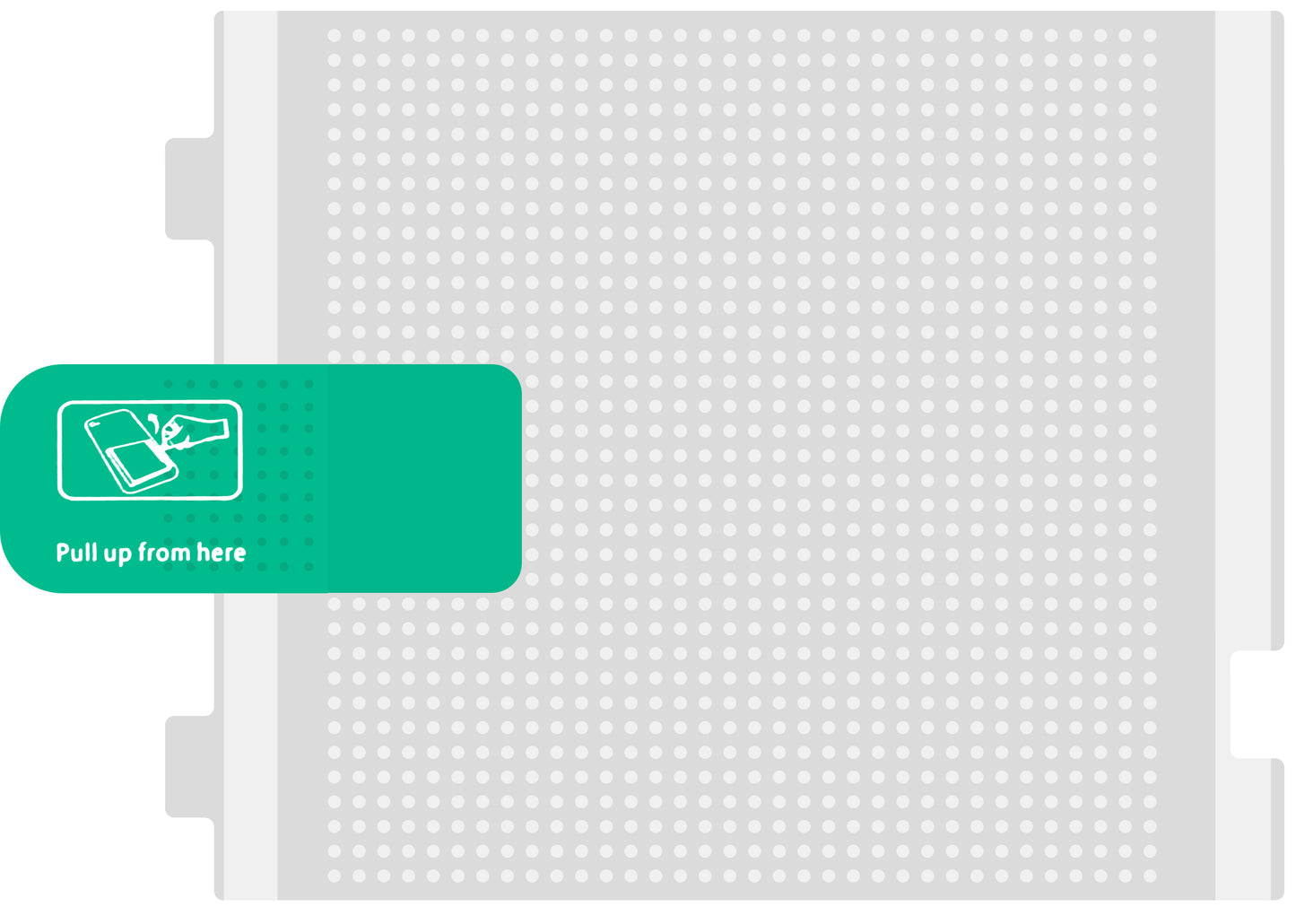 Folija za uklanjanje baterije Nokia G42, Service Pack A0200740H001