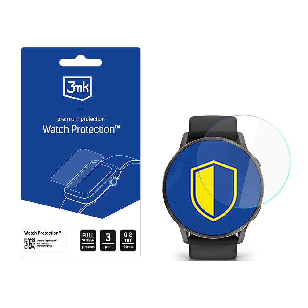 Folija za zaštitu 3MK Arc za Garmin Venu 4 41mm, Set 3 komada, Plastika