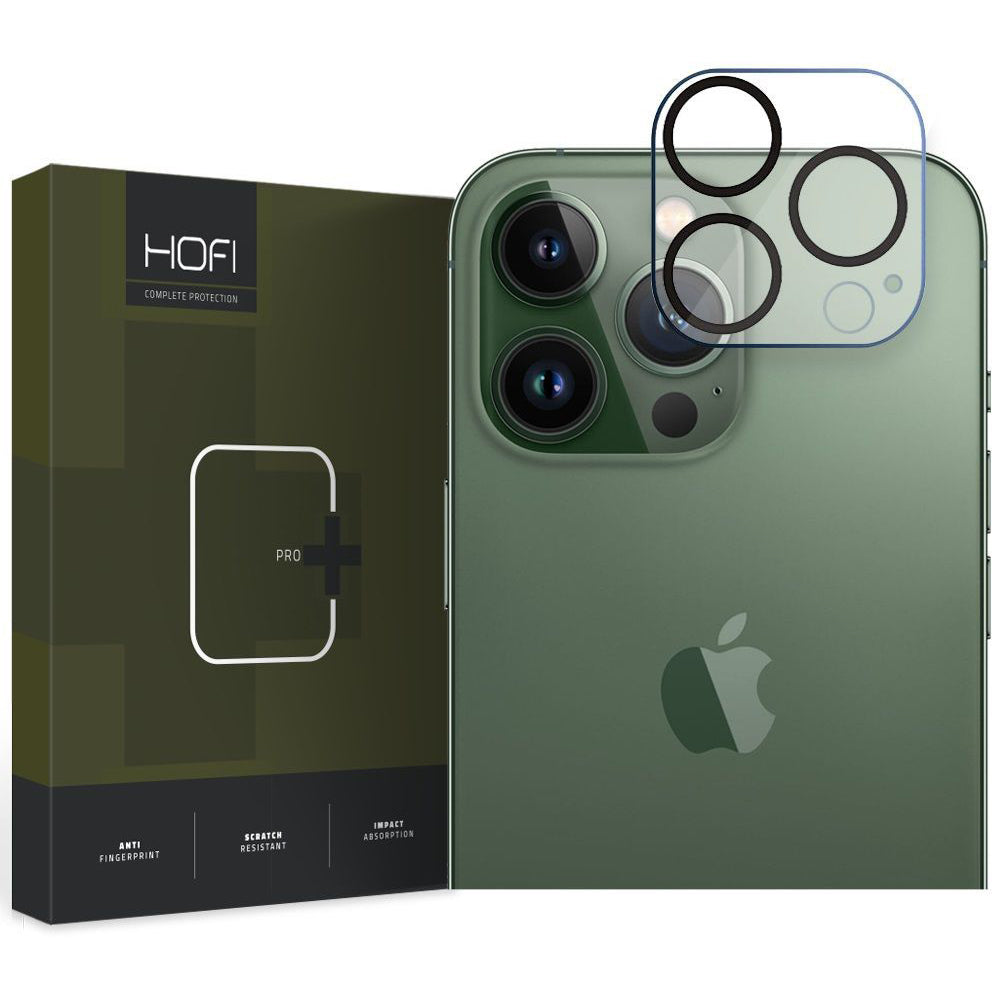 Zaštitna folija za zadnju kameru HOFI PRO+ za Apple iPhone 14 Pro Max / 14 Pro, Kaljeno staklo, Crna