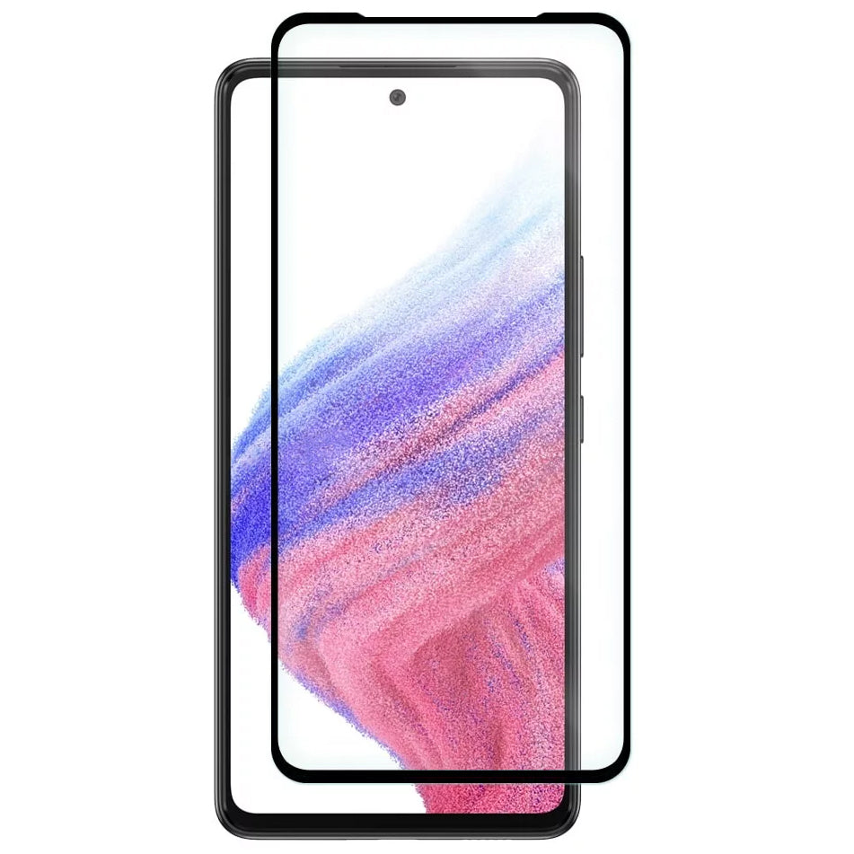 Folija za zaštitu ekrana OEM za Samsung Galaxy A53 5G A536, Kaljeno staklo, Full Glue, 5D, Crna