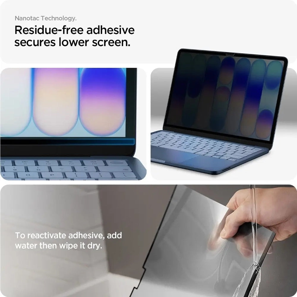 Zaštitna folija za ekran Privacy Spigen Safe View Magnetic za Apple MacBook Neo 13inch, Plastic AFL11670