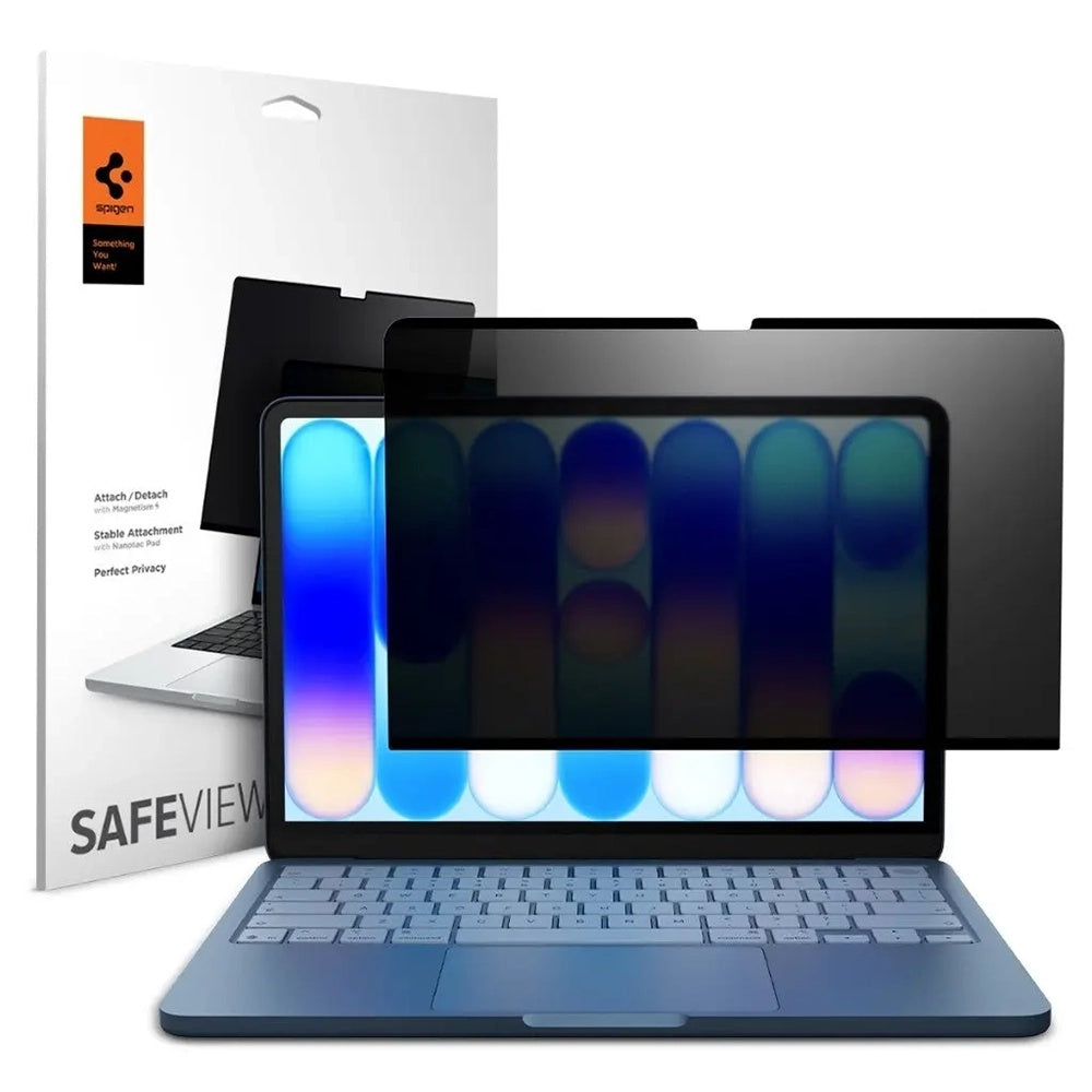 Zaštitna folija za ekran Privacy Spigen Safe View Magnetic za Apple MacBook Neo 13inch, Plastic AFL11670