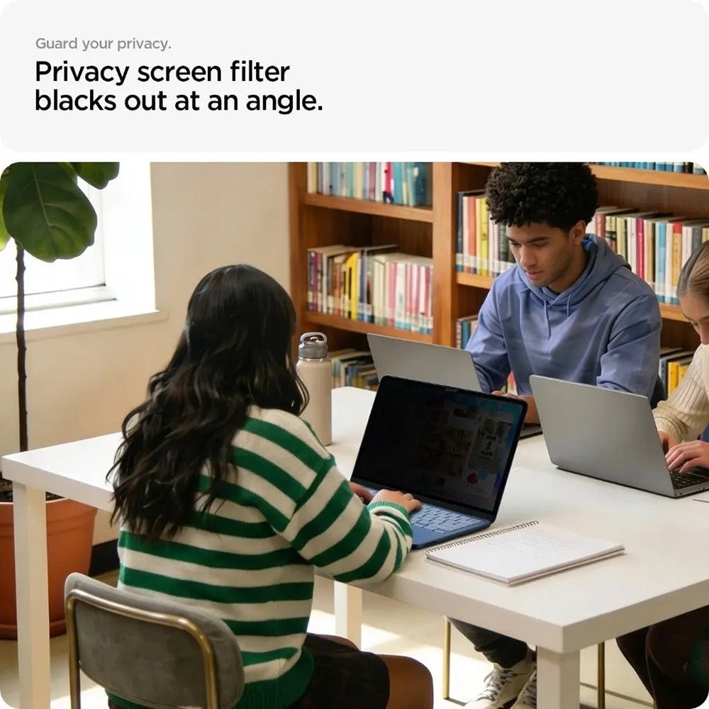 Zaštitna folija za ekran Privacy Spigen Safe View Magnetic za Apple MacBook Neo 13inch, Plastic AFL11670