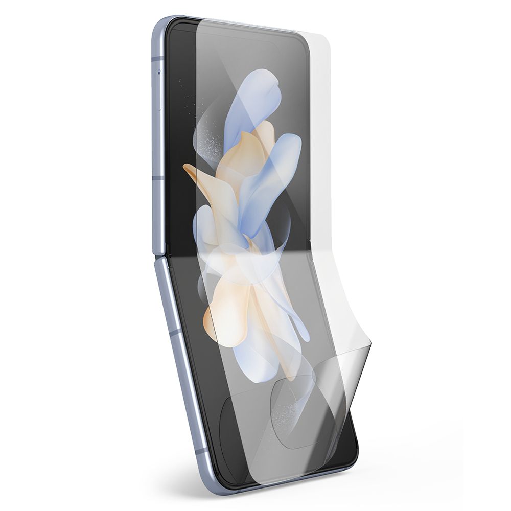 Folija za zaštitu unutrašnjeg ekrana Ringke Dual Easy za Samsung Galaxy Z Flip4 F721, Plastika, Set 2 komada