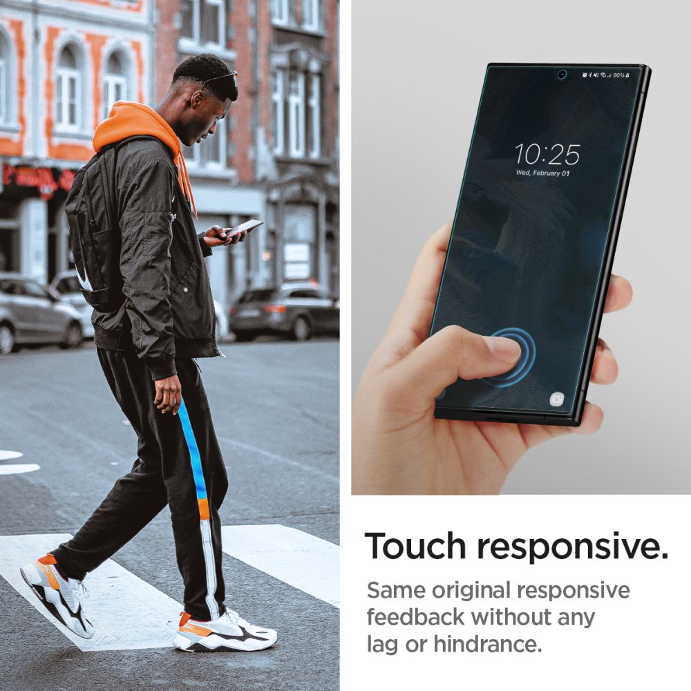 Folija za zaštitu ekrana Spigen Neo Flex za Samsung Galaxy S23 Ultra S918, Plastika, Set 2 komada AFL05943