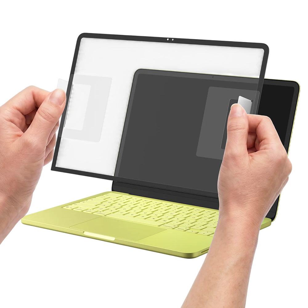 Zaštitna folija za ekran Spigen GlastR Slim za Apple MacBook Neo 13 inča, Kaljeno staklo, Crna AGL11669