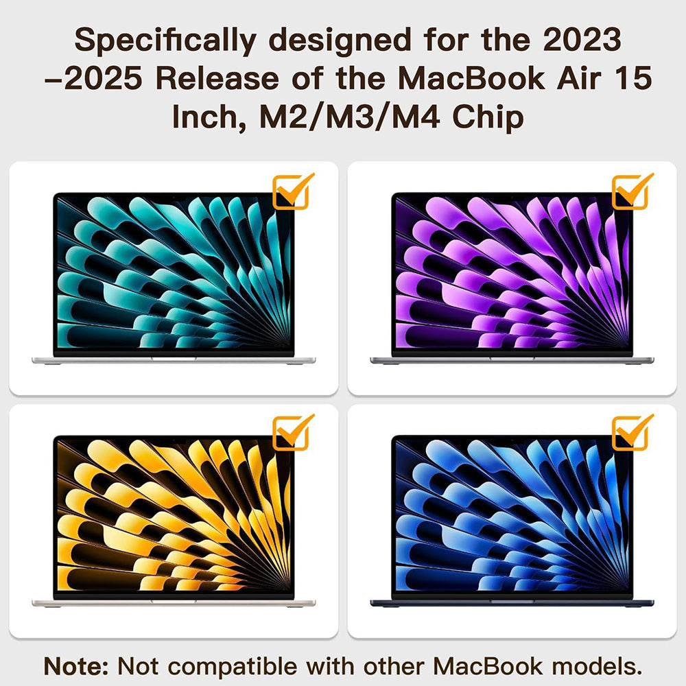 Folija za zaštitu ekrana mat protiv plave svetlosti Techsuit VisionProX za Apple MacBook Air M3 15inch (2024) / Air M2 15inch (2023), Plastika