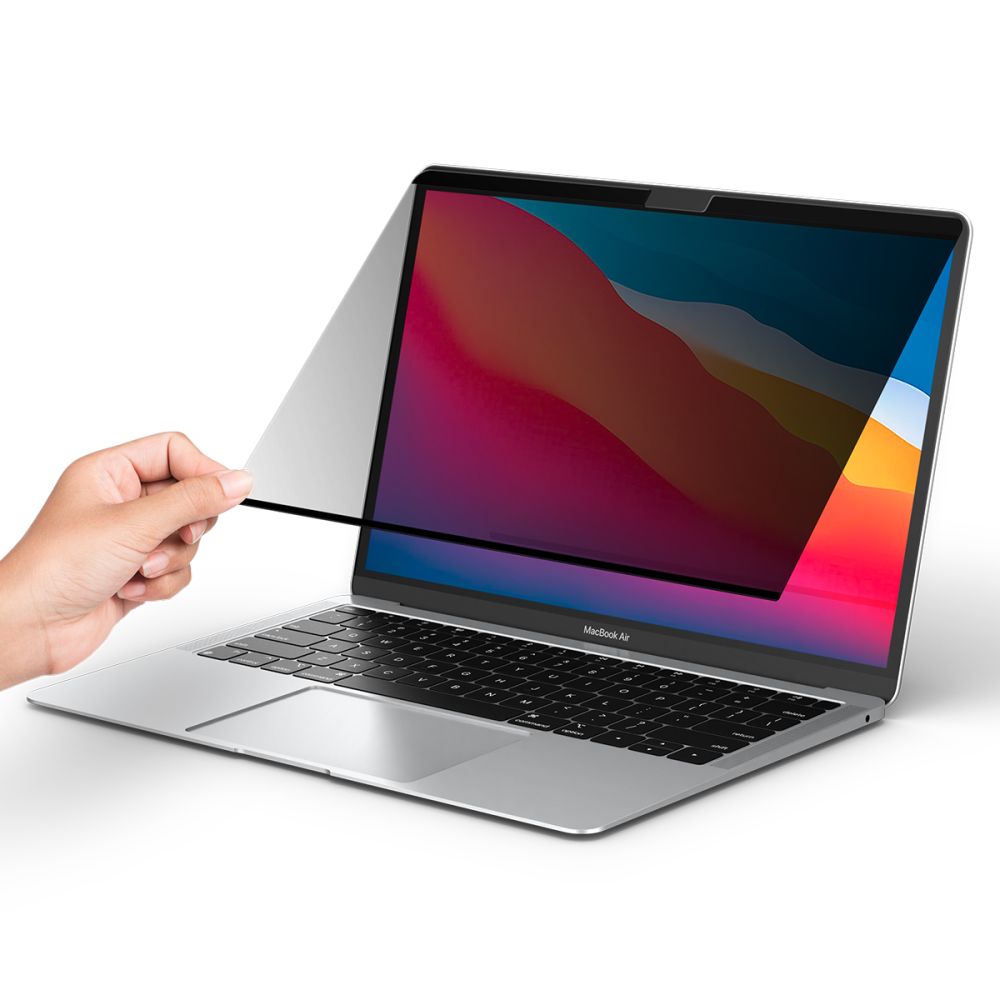 Folie za zaštitu privatnosti Spigen Safe View Magnetic za Apple MacBook Air 13inch (2026) / (2025) / (2024) / (2022), Plastika AFL06253