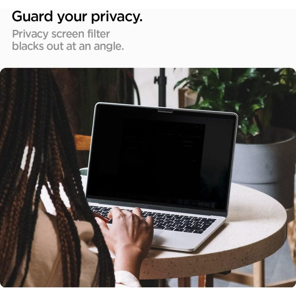 Folija za zaštitu privatnosti ekrana Spigen Safe View Magnetic za Apple MacBook Pro 14inch (2022) / (2024) / (2023) / (2021), Plastika AFL06158