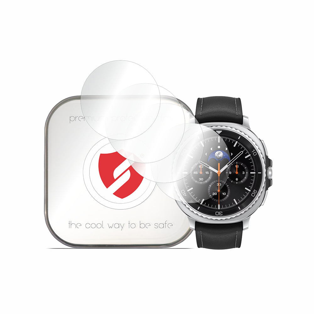 Zaštitna folija Smart Protection Premium Classic za Samsung Galaxy Watch8 Classic, Set 4 komada, Plastika