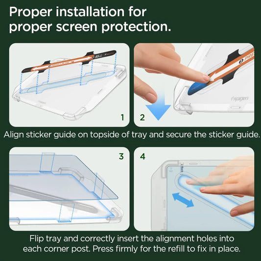 Zaštitna folija Spigen GlastR EZ FIT Anti-Glare za Tesla 3 (2021 - 2023), Kaljeno staklo AGL04338