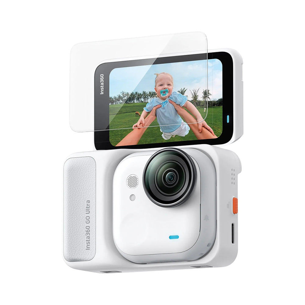 Folija za zaštitu ekrana Spigen GlastR Slim za Insta360 Go Ultra, Kaljeno staklo, Set 2 komada AGL11171