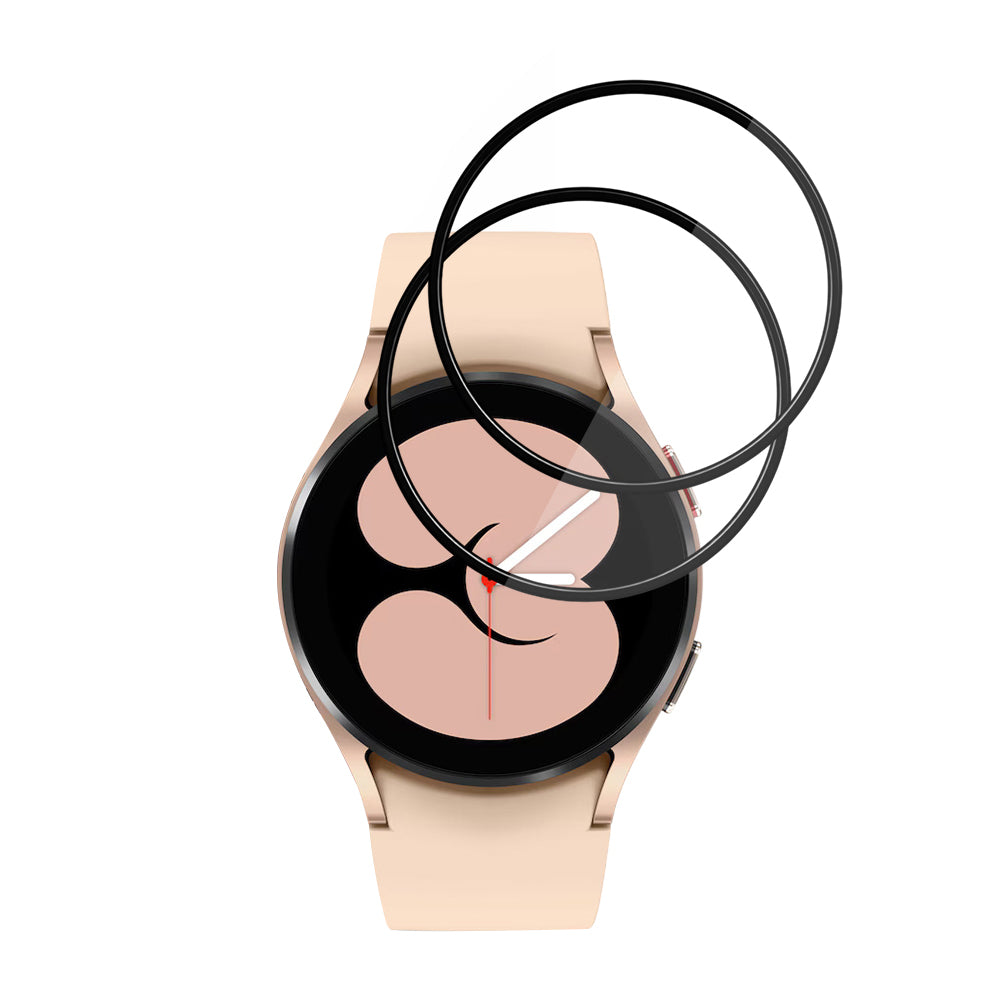 Folija za zaštitu Techsuit Nano Flex za Samsung Galaxy Watch4 40mm, Set 2 komada, Plastika, Crna