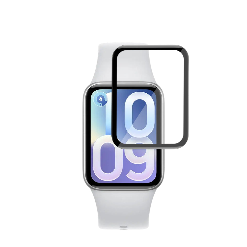 Zaštitna folija Techsuit Nano Flex za Xiaomi Smart Band 10 Pro, Set 2 komada, Plastika, Crna