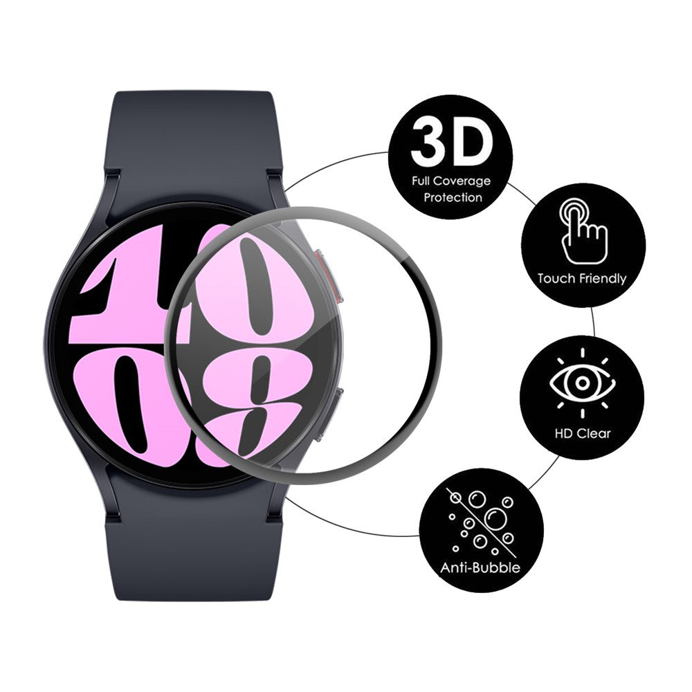 Zaštitna folija Techsuit Nano Flex za Xiaomi Smart Band 10 Pro, Set 2 komada, Plastika, Crna