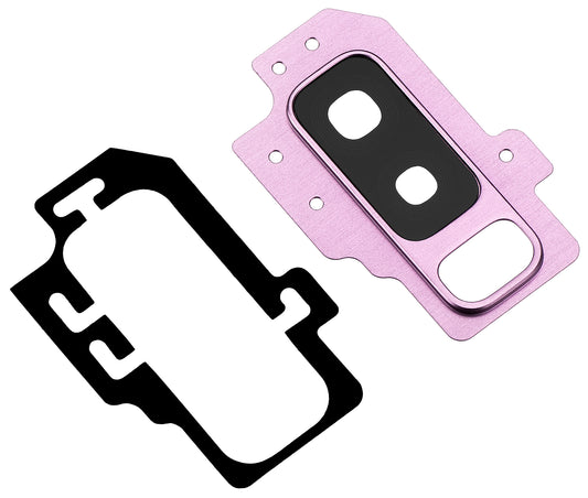 Staklo Kamere Zadnje Samsung Galaxy S9+ G965, sa Ramom, Ljubičasto