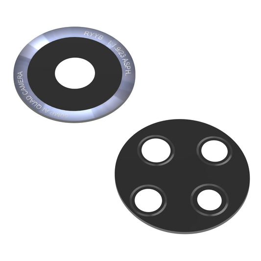 Staklo Kamere Zadnje Huawei nova 9, Wide + UltraWide + Macro + Depth, Crno