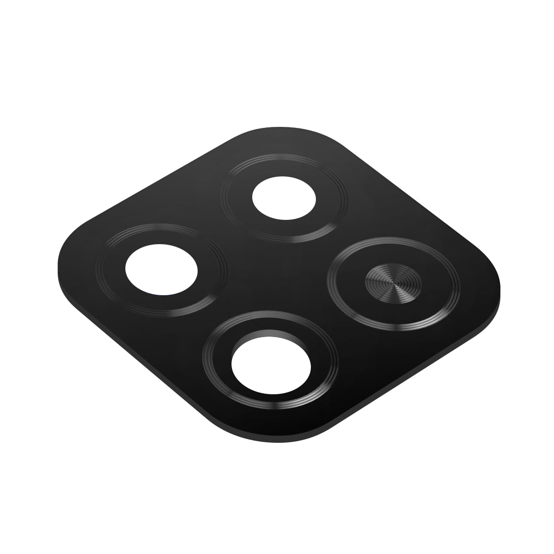 Staklo zadnje kamere Xiaomi Redmi 9C NFC, Crno